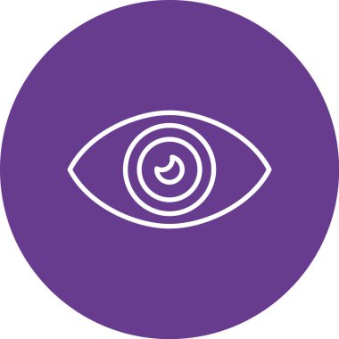 güzel göz vektörü simgesi