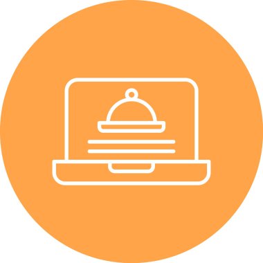 Gıda simgesinin vektör illüstrasyonu