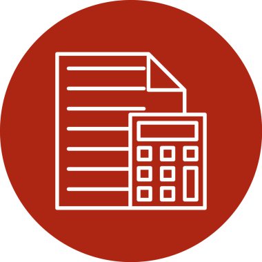 Belge. Web simgesi basit tasarım