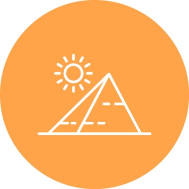 Güneş simgesinin vektör illüstrasyonu