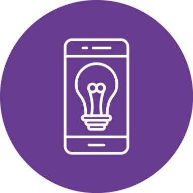 akıllı telefon simgesi vektör çizimi