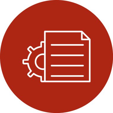 veri vektörü çember renk simgesi