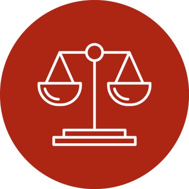 kanun simgesi vektör illüstrasyonu