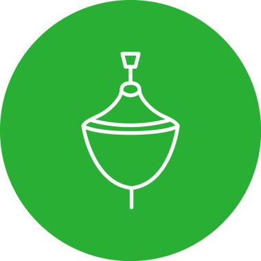 yeşil çay demliği simgesi.