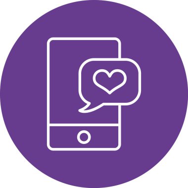 İllüstrasyon Sms sohbet simgesi