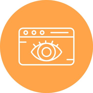 Modern simgenin vektör illüstrasyonu