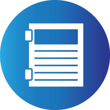 Web kullanımı için Kitap Basit Vektör Simgesi Değil