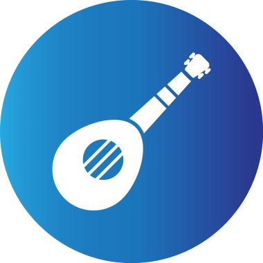 Web kullanımı için Mandolin Basit Vektör Simgesi