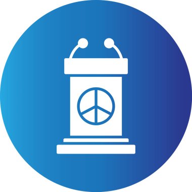 Web kullanımı için Pasifizm Basit Vektör Simgesi