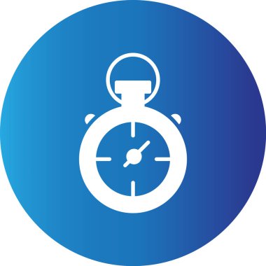 Web kullanımı için Basit Vektör Simgesi Stopwatch