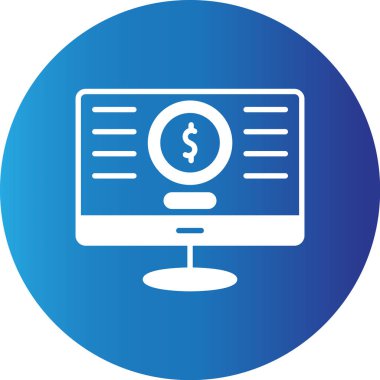 Web kullanımı için Çevrimiçi Bağış Basit Vektör Simgesi