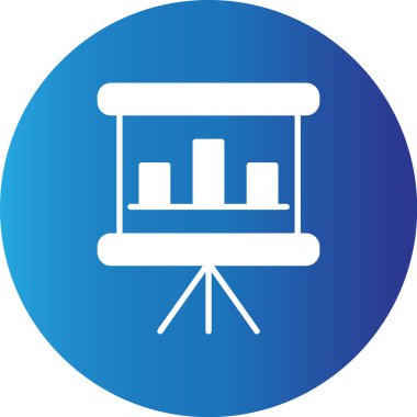 Web Kullanımı İçin Sunum Basit Vektör Simgesi