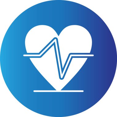 Web kullanımı için Kalp Atışı Basit Vektör Simgesi