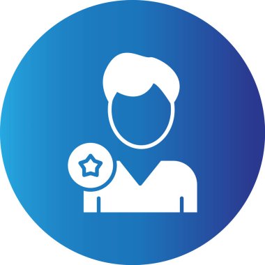 Web Kullanımı için Erkek Basit Vektör Simgesi