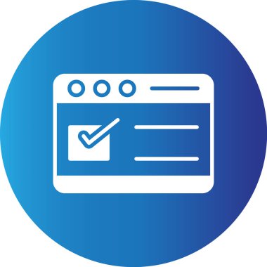 Web kullanımı için Tarayıcı Basit Vektör Simgesi