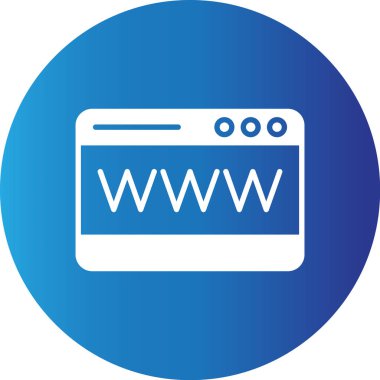 Web Kullanımı için Web Sitesi Basit Vektör Simgesi