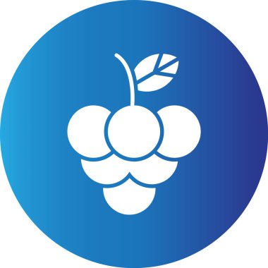 Web kullanımı için Basit Üzüm Vektörü Simgesi