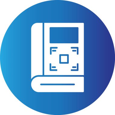Web kullanımı için QR Defteri Basit Vektör Simgesi