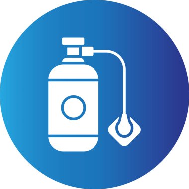 Web kullanımı için Oksijen Tankı Basit Vektör Simgesi