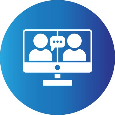 Web kullanımı için Çevrimiçi Sınıf Basit Vektör Simgesi