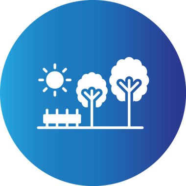 Web kullanımı için Park Basit Vektör Simgesi