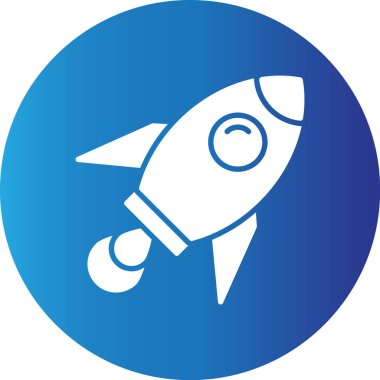 Web Kullanımı için Roket Basit Vektör Simgesi