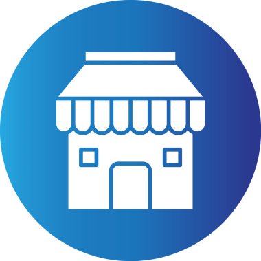 Web kullanımı için Basit Vektör Simgesi Dükkanı