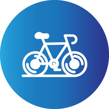 Web kullanımı için Bisiklet Basit Vektör Simgesi