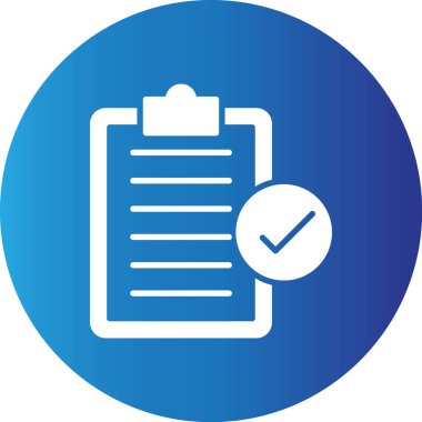 Web kullanımı için Kontrol Listesi Basit Vektör Simgesi