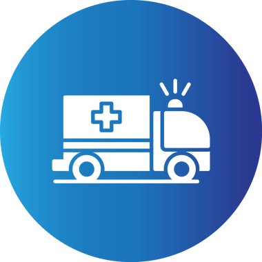 Web kullanımı için Ambulans Basit Vektör Simgesi