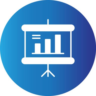 Web Kullanımı İçin Sunum Basit Vektör Simgesi