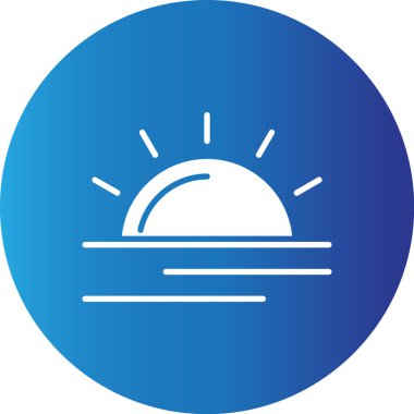Web kullanımı için Günbatımı Basit Vektör Simgesi