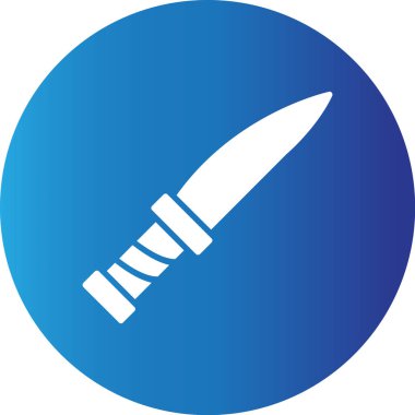 Web kullanımı için Basit Vektör Simgesi Bıçağı