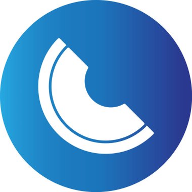 Web kullanımı için basit kavun vektör simgesi