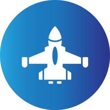 Web Kullanımı için Jet Basit Vektör Simgesi