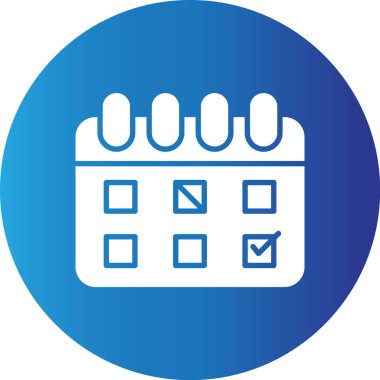 Web kullanımı için Basit Vektör Simgesi Zamanlaması