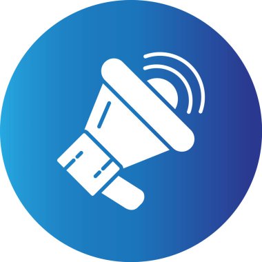 Web kullanımı için Megafon Basit Vektör Simgesi