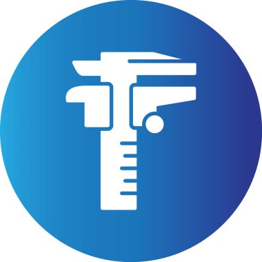 Web kullanımı için Kaliper Basit Vektör Simgesi