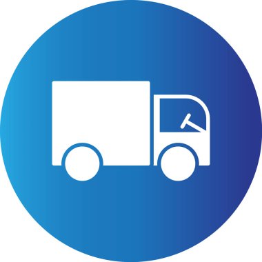 Web kullanımı için Fırın Kamyonu Basit Vektör Simgesi