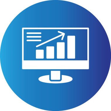 Web kullanımı için Lcd Büyüme Basit Vektör Simgesi