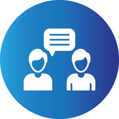 Web kullanımı için Konuşma Basit Vektör Simgesi