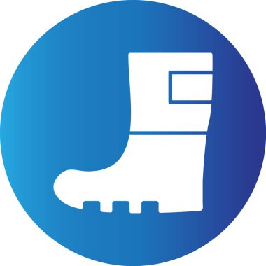 Web kullanımı için Yağmur Çizmeleri Basit Vektör Simgesi