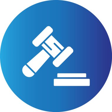 Web kullanımı için Açık Artırma Basit Vektör Simgesi