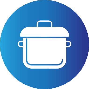 Web kullanımı için Basit Ot Vektör Simgesi Pişiriliyor