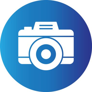 Web kullanımı için Fotoğraf Kamerası Basit Vektör Simgesi