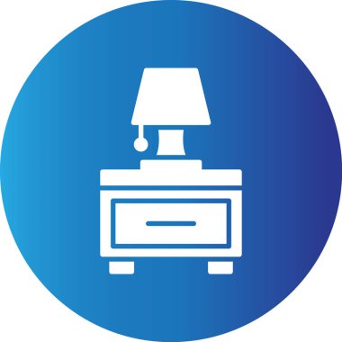 Web Kullanımı için Nightstand Basit Vektör Simgesi