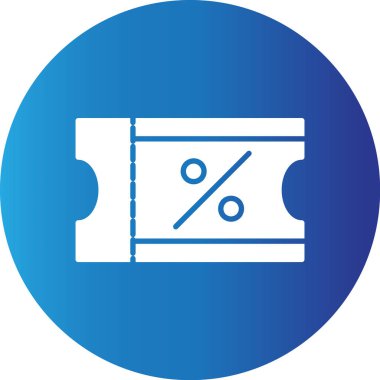 Web kullanımı için basit vektör simgesi kuponu