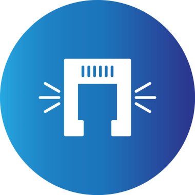 Web kullanımı için Metal Detektörü Basit Vektör Simgesi