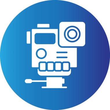 Web kullanımı için Eylem Kamerası Basit Vektör Simgesi