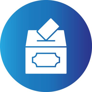 Web kullanımı için Basit Vektör Simgesi Oy Veriliyor